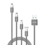 پک 4 عددی کابل تبدیل USB به USB-C کلومن مدل KD-19